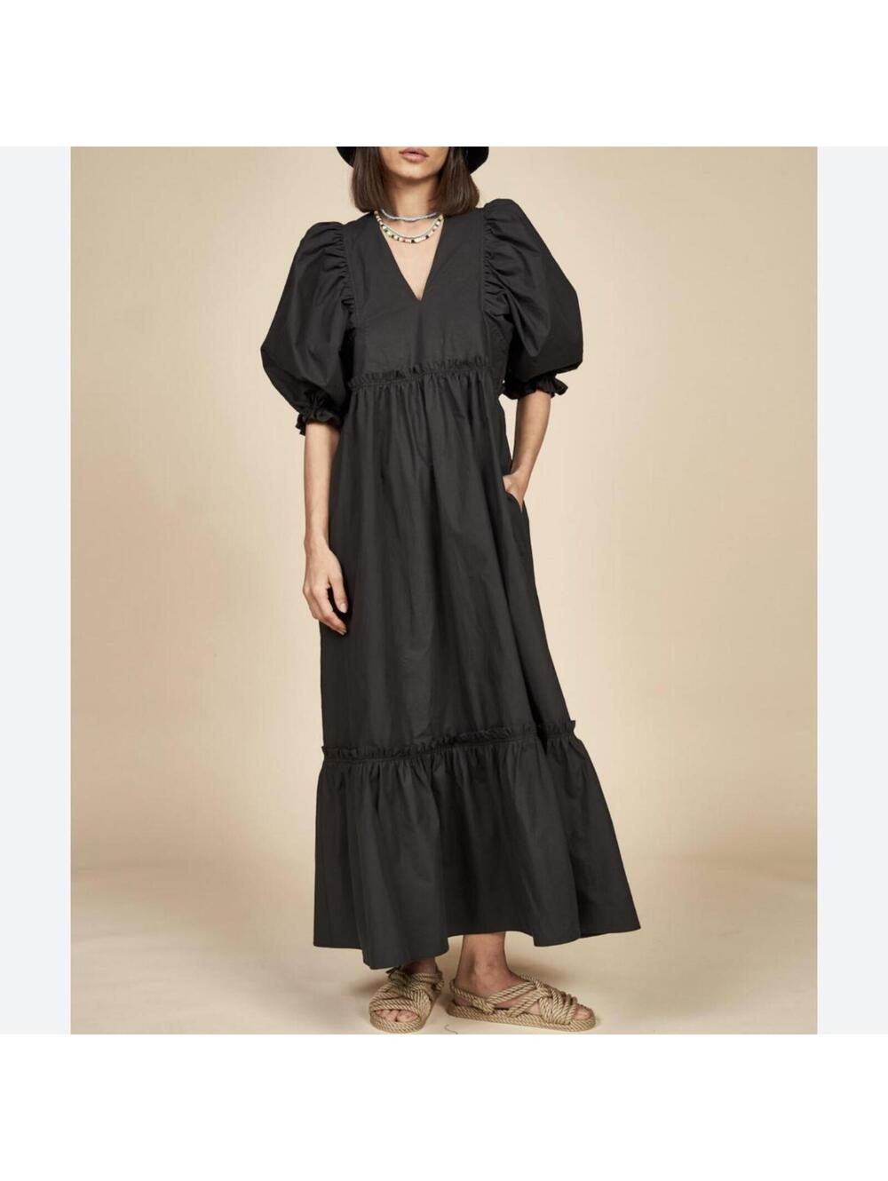 Pristine Hunter Bell Palmer Dress in Onyx sz Medium